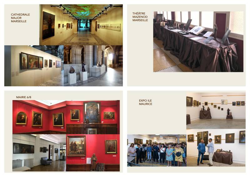 Itinérance de l'exposition François d'Assise, à Marseille et à l'étranger